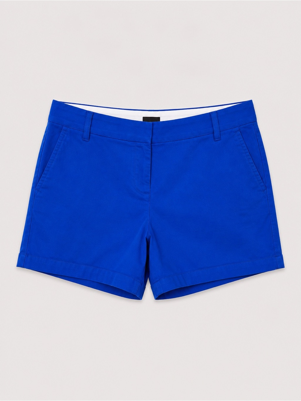 J Crew Womens Midi Shorts Size 14 Preppy Classic Cobalt Blue Coastal Euro Summer